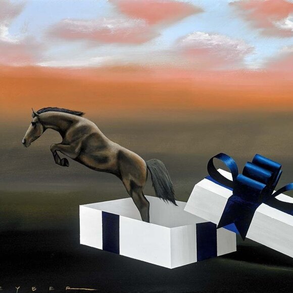 Vintage hinged-box horses - Picture 7 of 13